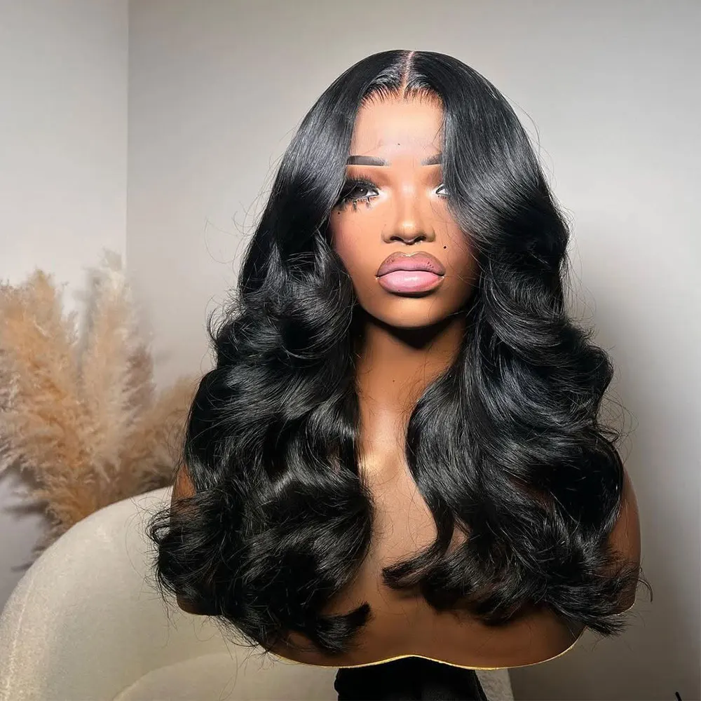 Women's Wig Clearance Sale 13x4 Body Wave Transparent Lace Front Female Remy Brazilian Hair Pre-Drawn Body Wave 200% Density