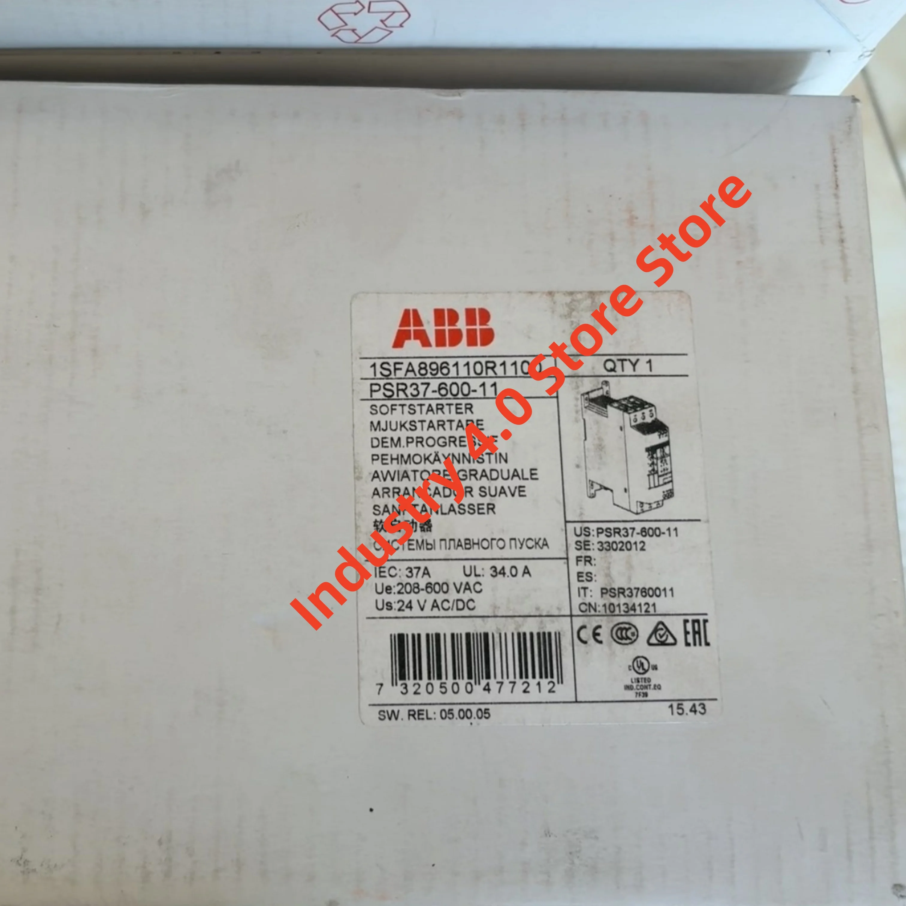 Novo na caixa PSR60-600-11 PSR72-600-11 Soft starter