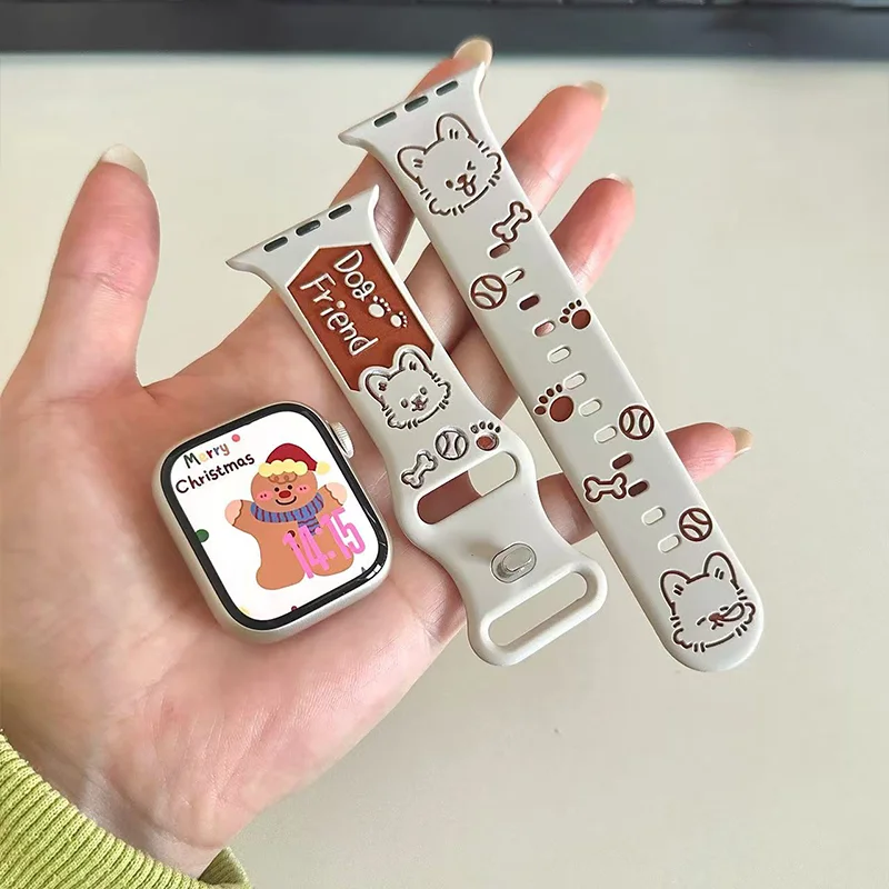 NEUES Design mit Gravur für Apple Watch Ultra3 49 mm 46 mm 42 41-45-40-44 mm Silikon-Sportierarmband iWatch Serie 11 10 9 8 7 6 5 SE