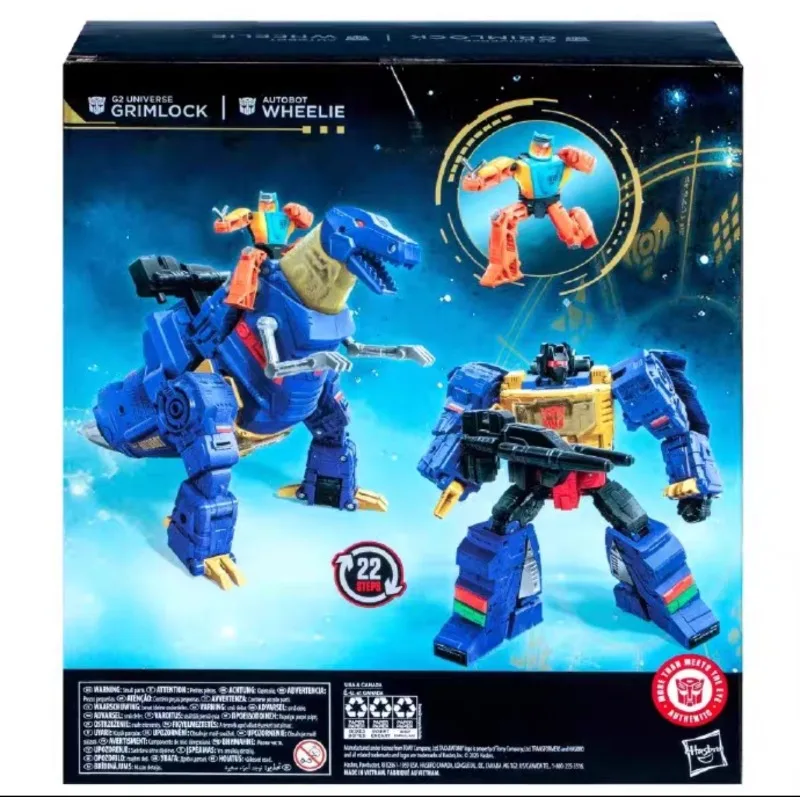 

New Original Hasbro Transformers Classic Toys Age of The Primes Grimlck Wheelie Action Figure Toys