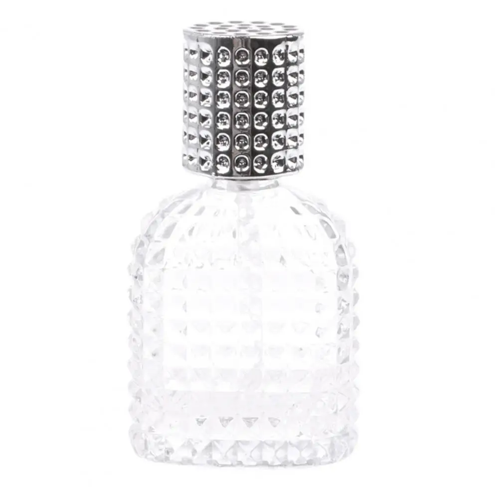 Botella de Perfume de vidrio vacía, atomizador rellenable de piña, dispensador, 30/50ml