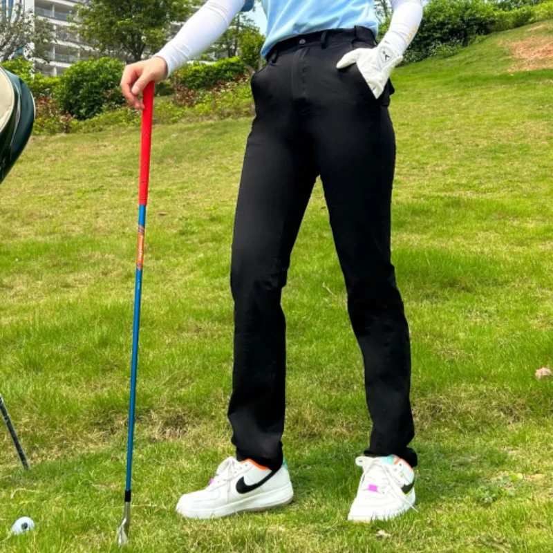 Pantalones de Golf CAIIAWAV para mujer, Cintura elástica de secado rápido con banda elástica, cómodos