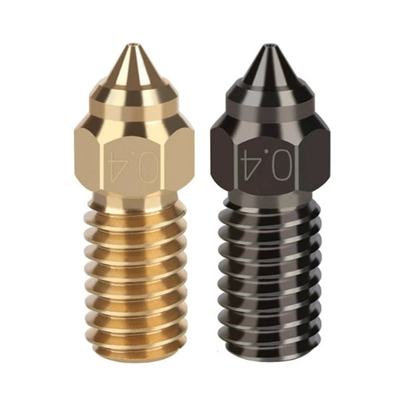 

5PCS High Flow Hardened Steel Brass Nozzle For Elegoo 4 3D Printer Accessories