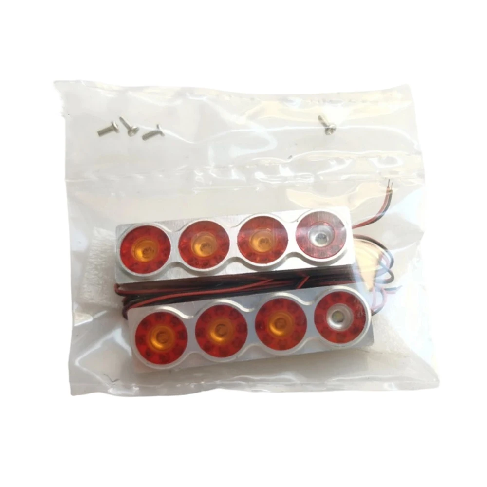RC Speelgoed Truck Angel Eye Achterlichten LED Achterlicht Voor Tamiya Scania MAN Benz 1/14 RC Tractor Kipper Truck DIY Upgrade Onderdelen