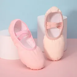 Ballet Slippers For Girls Classic Split-Sole Canvas Dance Gymnastics Baby Solid Yoga Shoes Kids Dance Shoes Women Ballerina New