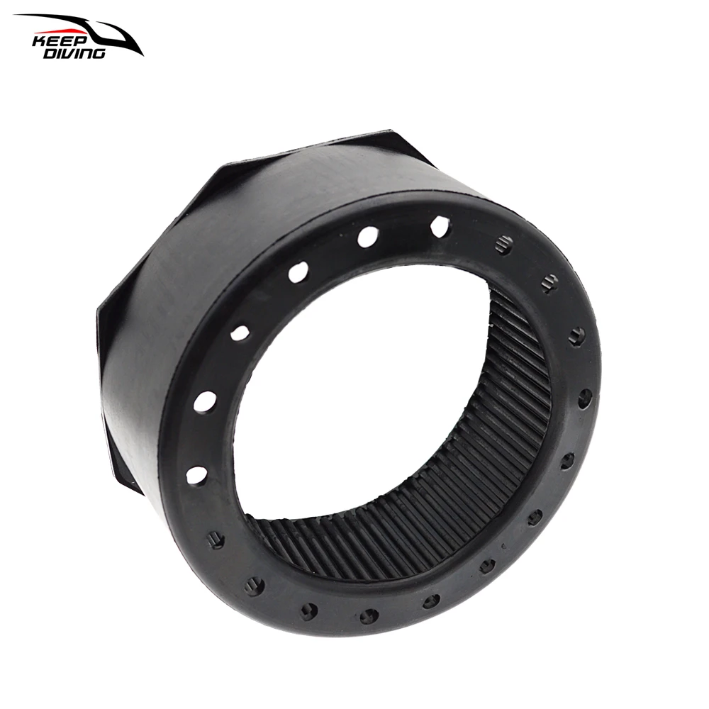 12L الغوص اسطوانة غاز قاعدة خزان أسفل حماية حامل سبائك الألومنيوم زجاجة قاعدة مطاطية ملحقات الغوص