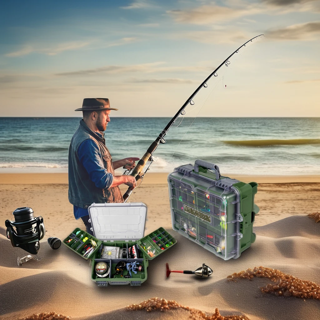 

Professional multifunctional waterproof PP plastic fishing tackle box for storage and fishing tackle management