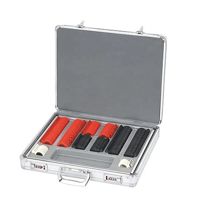 

Коробка для тестирования офтальмологических инструментов, 158 шт., набор пробных линз с пластиковыми кольцами