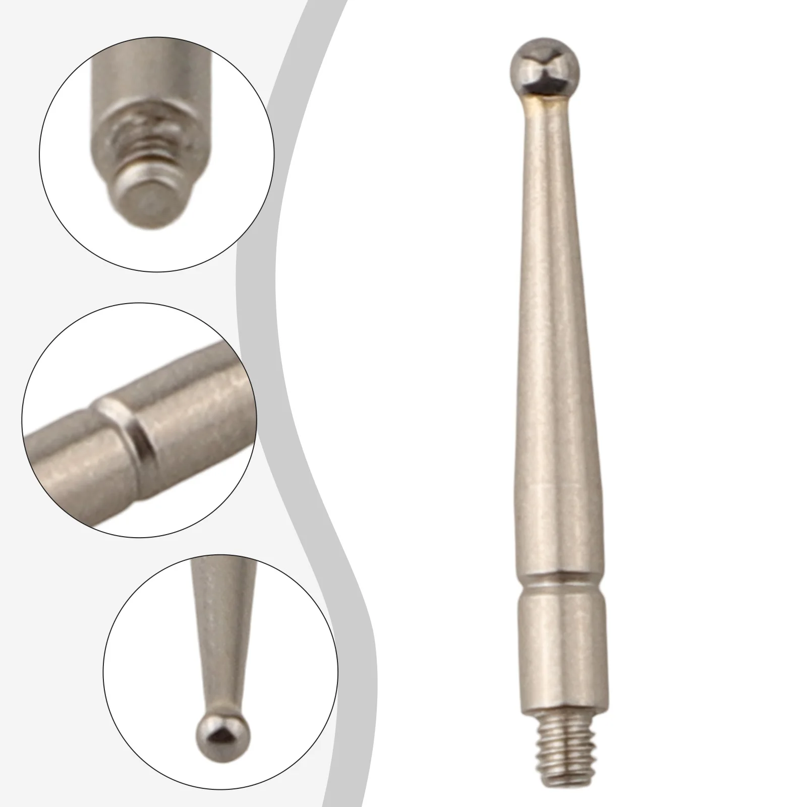 for dial Test Indicator Probe Rod For for dial Test Indicator Measuring Computing Instruments M1.8x0.35 Thread Contact Point - view 5