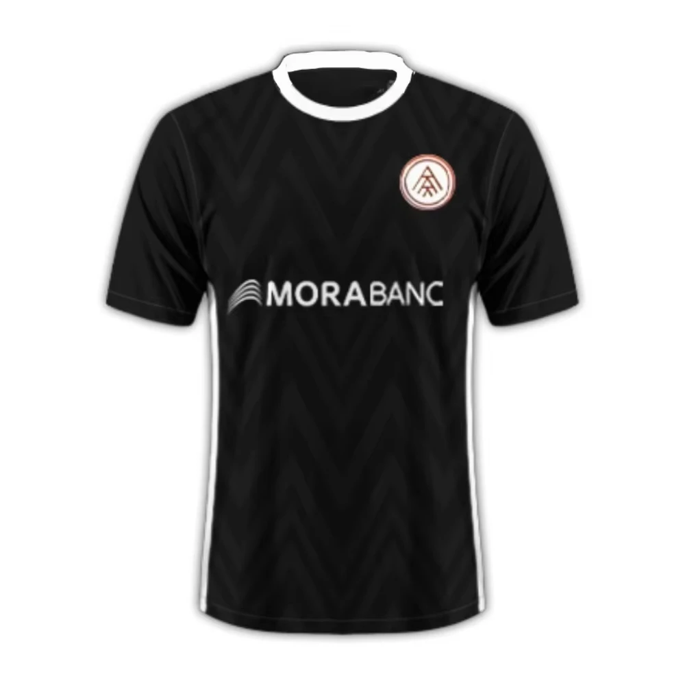 جديد 25-26 Andorra Home and Away قمصان كرة القدم ثلاثية الأبعاد مطبوعة قصيرة الأكمام تي شيرت رياضي نفس الكبار والأطفال