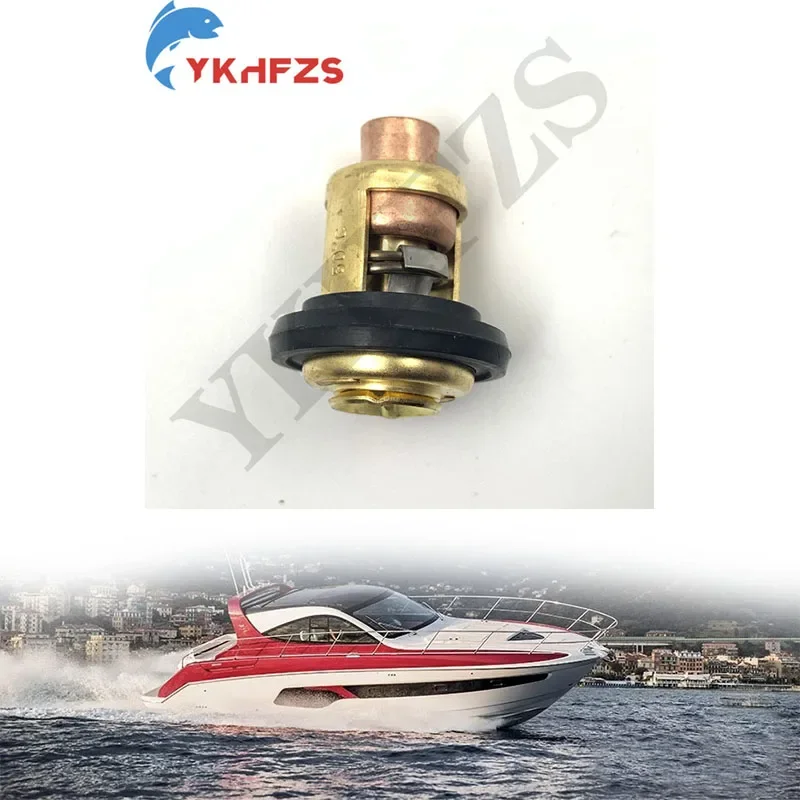 Thermostat for Yamaha Hidea Parsun Outboard Motor 2-stroke  9.9-250HP 50°C/ 122°F 6E5-12411 Boat accessories 6E5-12411-30