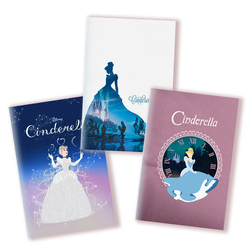 A5 Thread Notebook Disney Princess - Alice Snow White Belle Cinderella - Dress Note Book Writing Pad Memo For Fans Gifts Cosplay