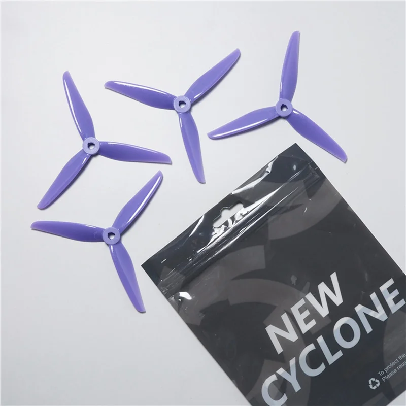 

2Pairs T5146.5 Propeller 5 Inch 3 Blade 2CW+2CCW Propeller For 2207-2306 1800KV-2020KV Motor RC FPV Racing Drone Part-X67A