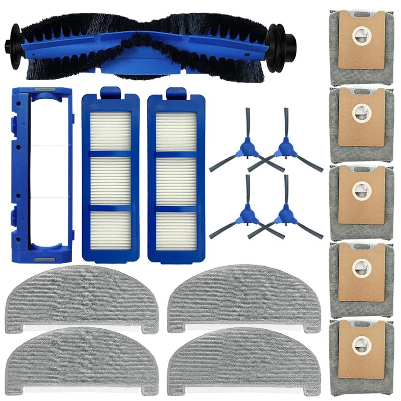 Główna szczotka rolkowa, osłona pędzla, filtry, woreczek pyłowy do Eufy Robovac Clean G40 Hybrid + wymiana odkurzacz samochodowy