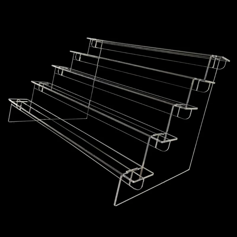 Scaffale in acrilico multi livello 1-5 livelli per espositore per gioielli oggetti da collezione