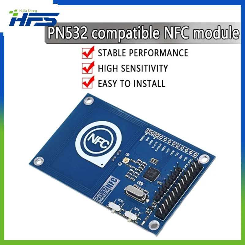 

13.56mHz PN532 Precise NFC Module for arduino Compatible with raspberry pi /NFC card module to read and write