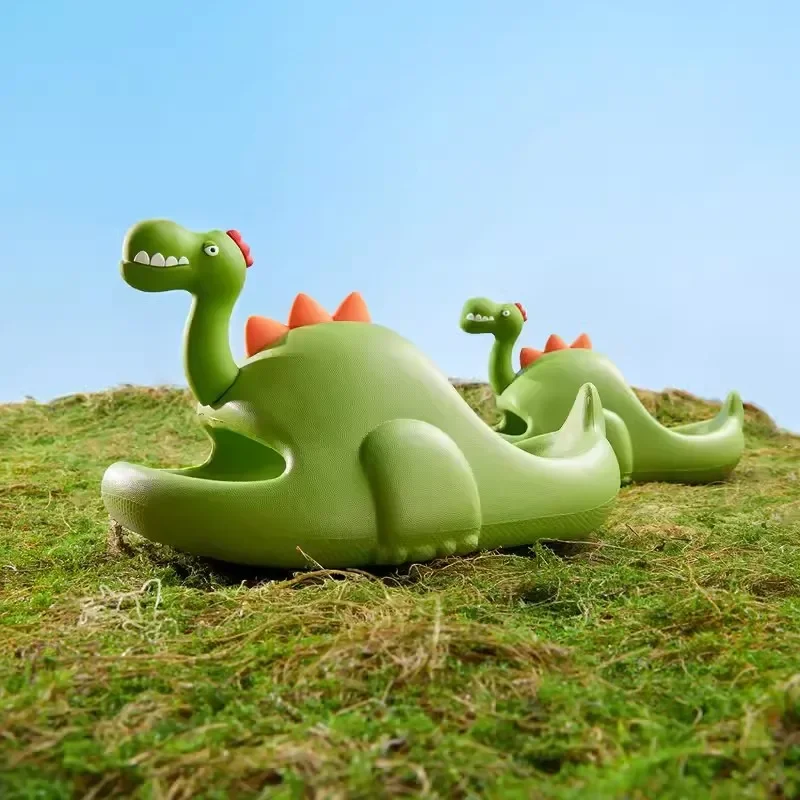 

Boy Baby Beach Shoe Dinosaur Parent-child Slippers Summer Kid Slipper Female 3D Dragon Home Cartoon Sandal Children EVA Slippers