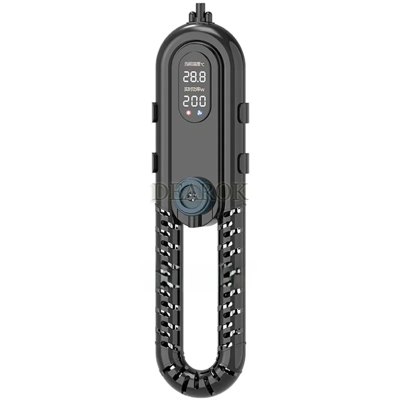 Aquarium Submersible Heater Fish Tank frequency conversion  Adjustable Water Heating Rod Constant Temperature Control