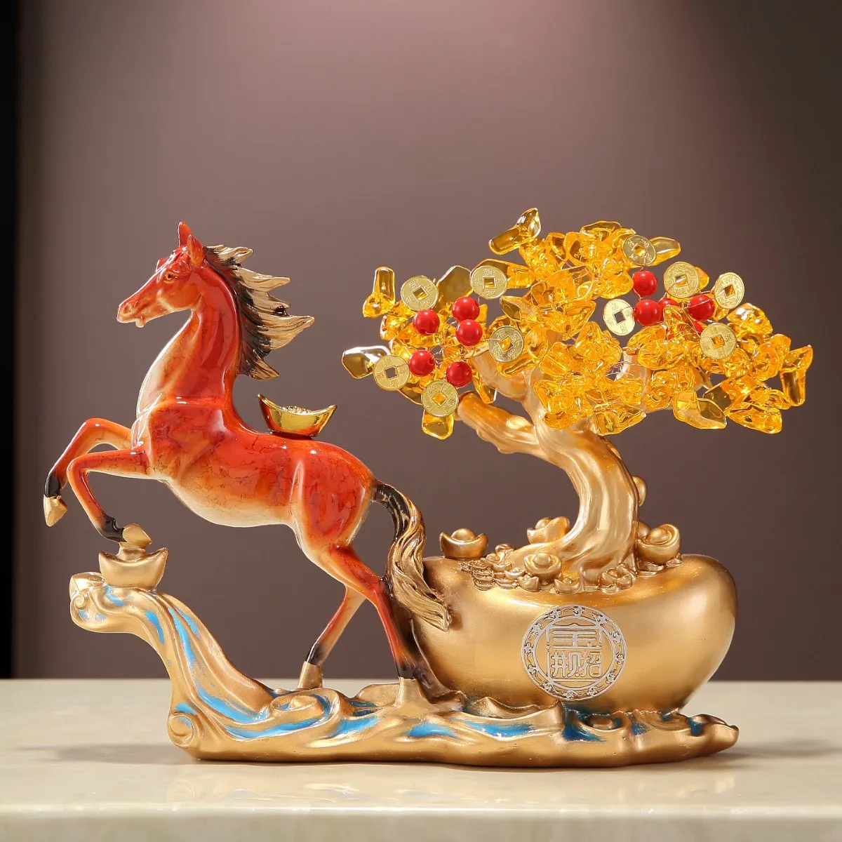

DSA soon, fortune tree ornament, living room wine cabinet, entrance office, front desk decoration, housewarming, opening gift.
