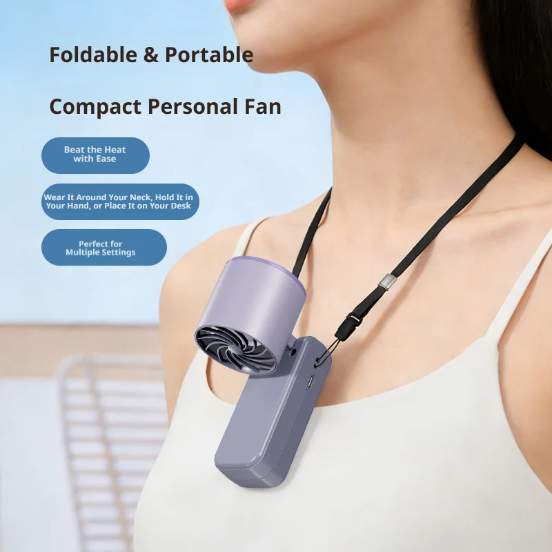 2026 New Portable Handheld Fan199 High-speed Powerful Adjustable Turbo USB RechargeableFans LED Display MINI Turbo Fan image 6