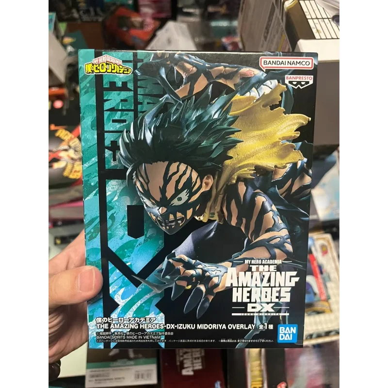 Original BANDAI BANPRESTO THE AMAZING HEROES DX IZUKU MIDORIYA OVERLAY Action Figure Toys My Hero Academia DEKU Model AS view 5