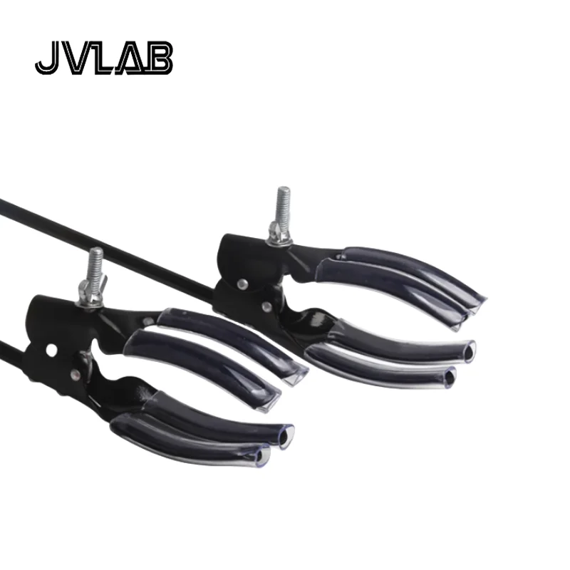 Laboratory Universal Clamp Four-Jaw clamp Flask Clamp Condenser Tube Clamp Anti Slip Rubber