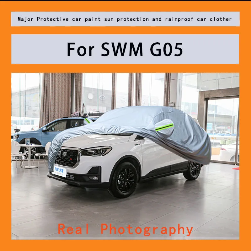 

﻿﻿For SWM G05 Car Covers Outdoor Waterproof Dustproof Sun Rain Snow Protection Thick Oxford Cloth Full Outer Cover