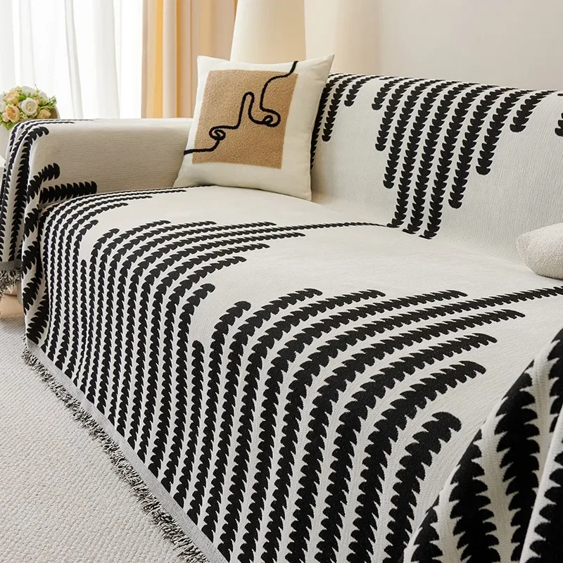 Light Luxury Chenille Sofa Cover Cloth Four Seasons Universal Sofa Towel Anti Cat Scratch Premium Feeling Sofa Cushion