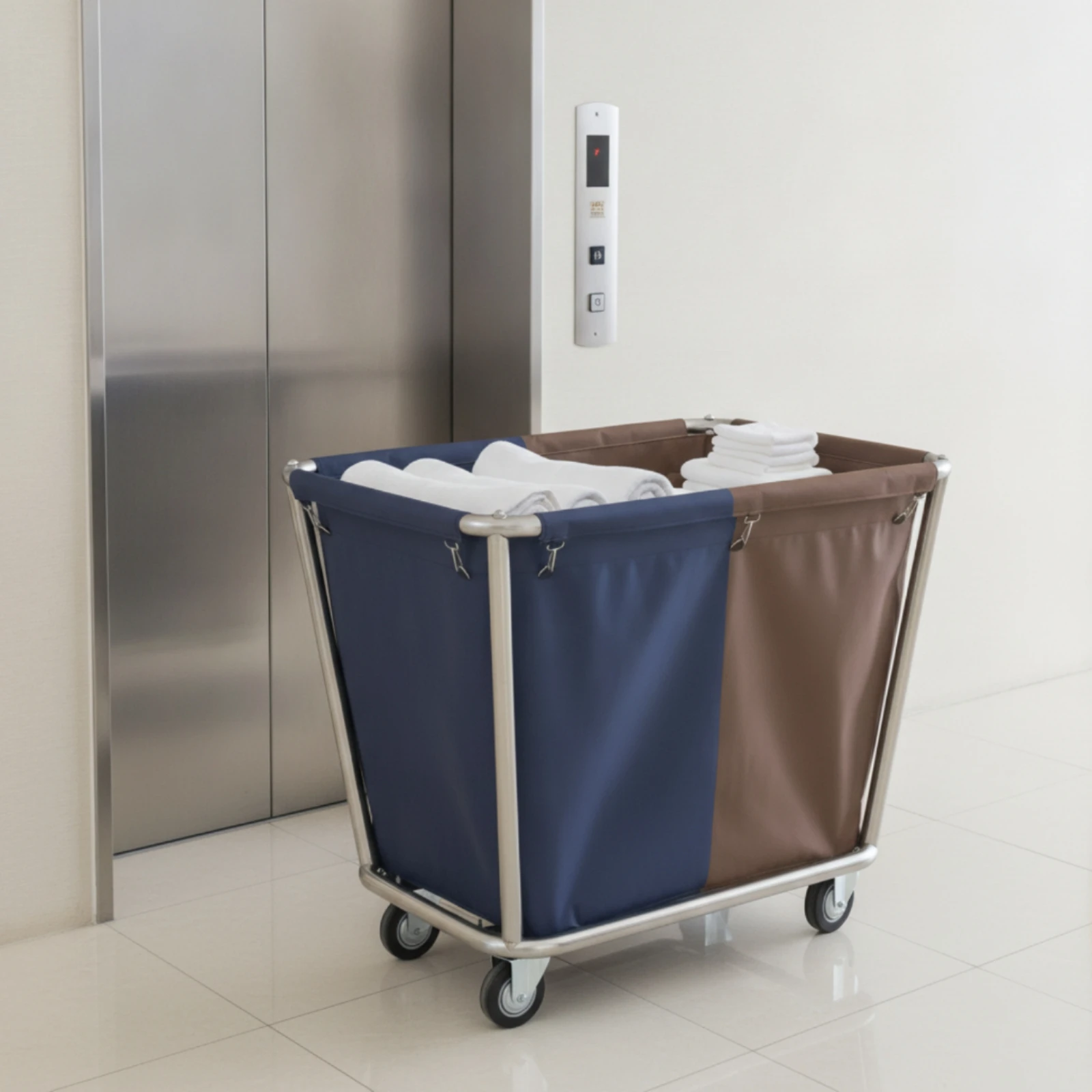 divided-laundry-cart-commercial-laundry-cart-with-wheels-waterproof-sturdy-for-cleaning-personnel-hotels