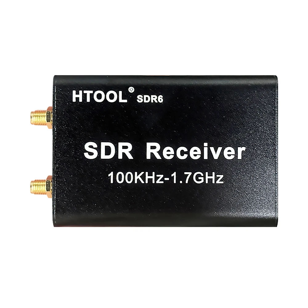 Receptor de banda completa SDR6 100KHz-1.7GHz Receptor RTL-SDR de banda completa de alto desempenho baseado no chip RTL2832U