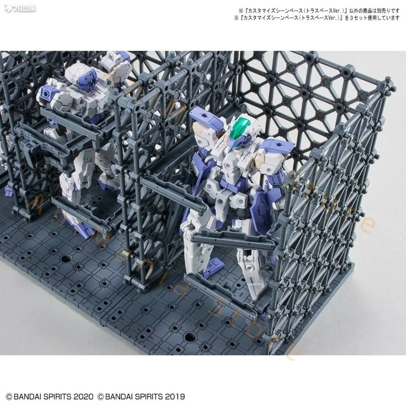 In Stock BANDAI 30 MINUTES MISSIONS CUSTOMIZE SCENE BASE(TRUSS BASE Ver.) Perfect for 1/144 Scale Kits Action Hobby Toy Assembly view 4