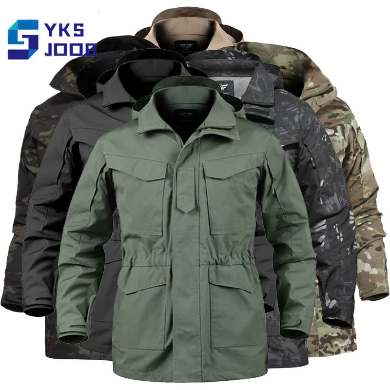 

Men's Tactical Hiking Jackets Autumn Windproof Multi-pocket Camping Coats Outdoor Wear-resisting Climbing Treking Outwear Winter