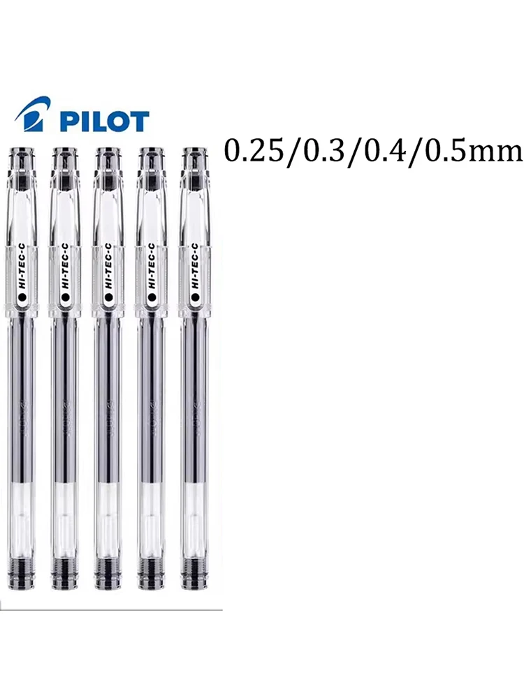 12 sztuk/pudło Pilot HI-TEC zestaw długopisów żelowych 0.25/0.3/0.4/0.5mm cienka igła długopis neutralna atrament żelowy czarny, niebieski, czerwony BLLH-20C4 — zdjęcie produktu 7