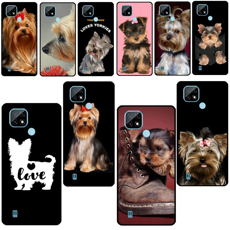 Yorkshire terrier dog For OnePlus Nord 2 8T 9R 7 8 9 Pro Phone Case For Realme 8 Pro C3 C21 GT Neo Q3 6 7 Pro