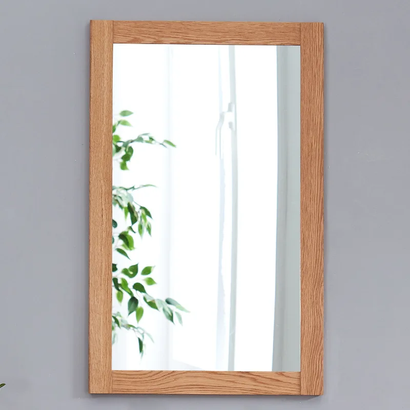 

Настенное зеркало в полный рост от пола до потолка из массива дерева для спальни