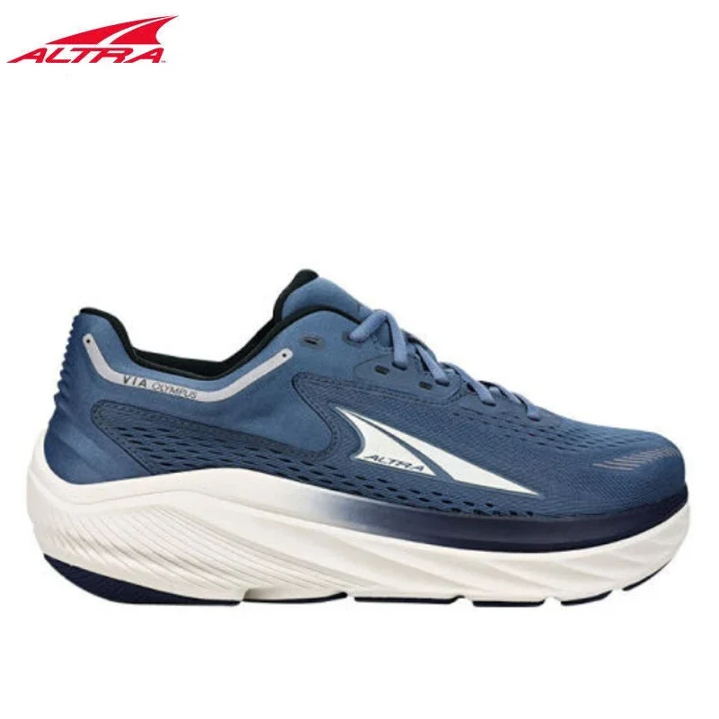 ALTRA Via Olympus 2 MINERAL BLUE Men Women Running Shoes Non-slip Stretch Road Light sport Training Sneakers