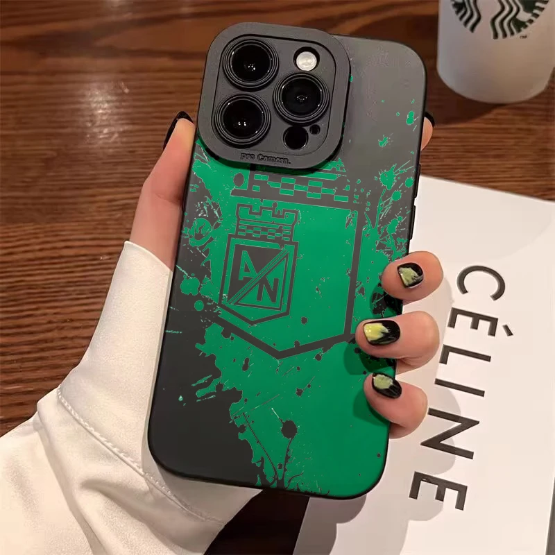 Atlético Nacional Spanische Positive Handyhülle für iPhone 15 Pro Max 14 12 13 11 16 15 17 Pro Max Plus Silikon Stoßfeste Hülle – Detail 6
