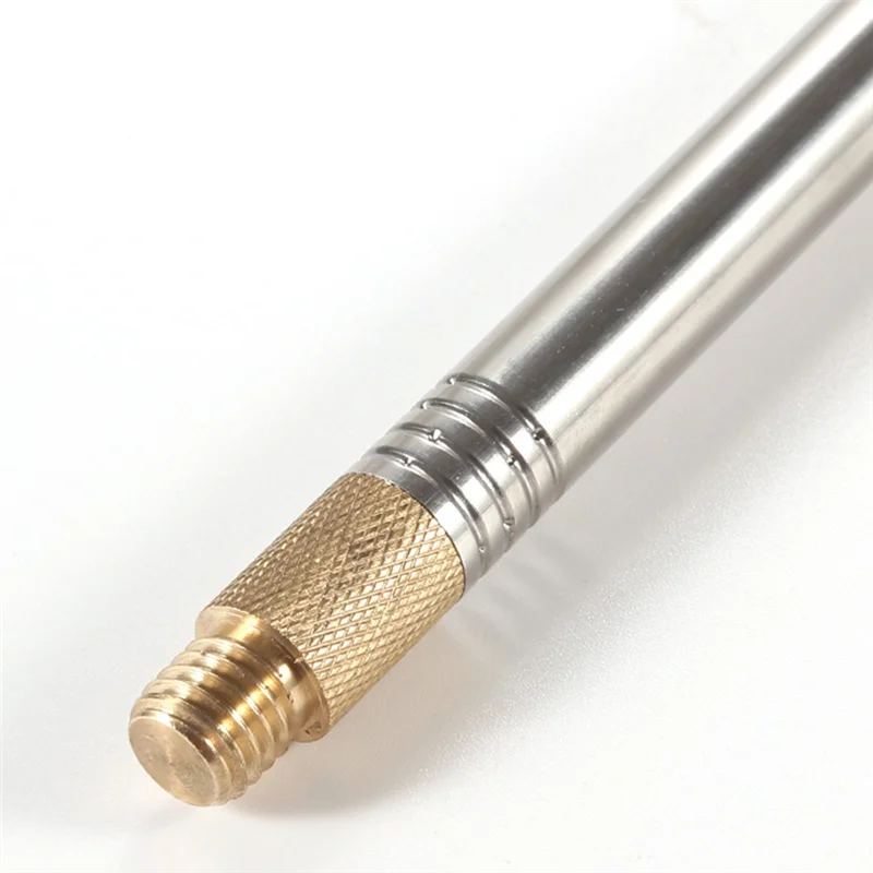 TA-304 antena de látigo de acero inoxidable de 2,5 M para Pac12 JPC7 antena de onda corta DIY Radios de onda corta y antena telescópica