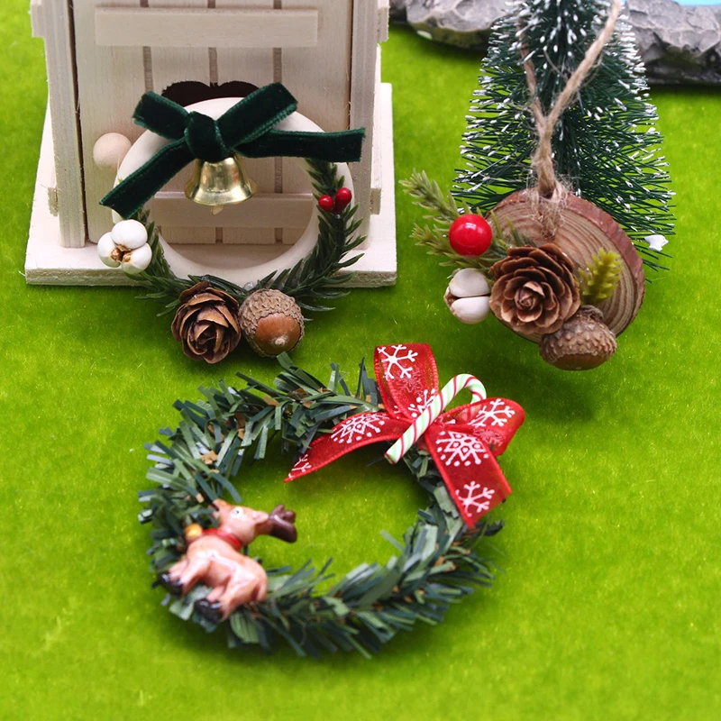 Couronne de beurre l'inventaire pour la décoration d'arbre de Noël, accessoires de maison de courses, 1PC