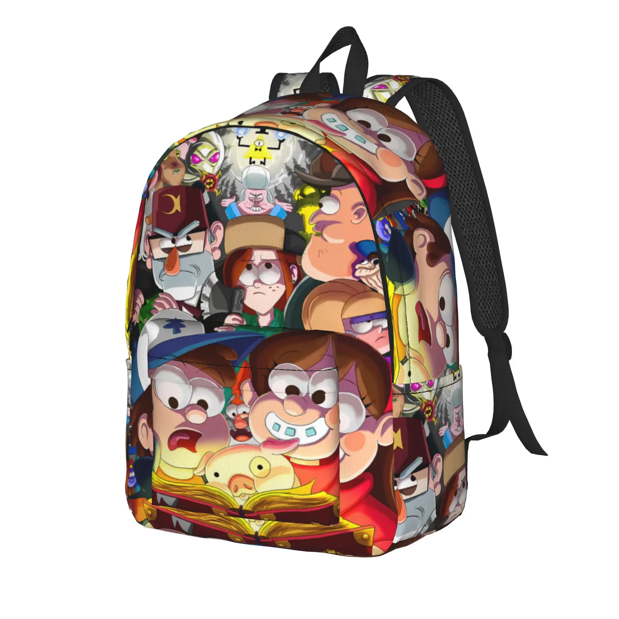 Backpack Gravitys Anime Falls Boy Girl Polyester Outdoor Style Backpacks Soft Pretty High School Bags Rucksack