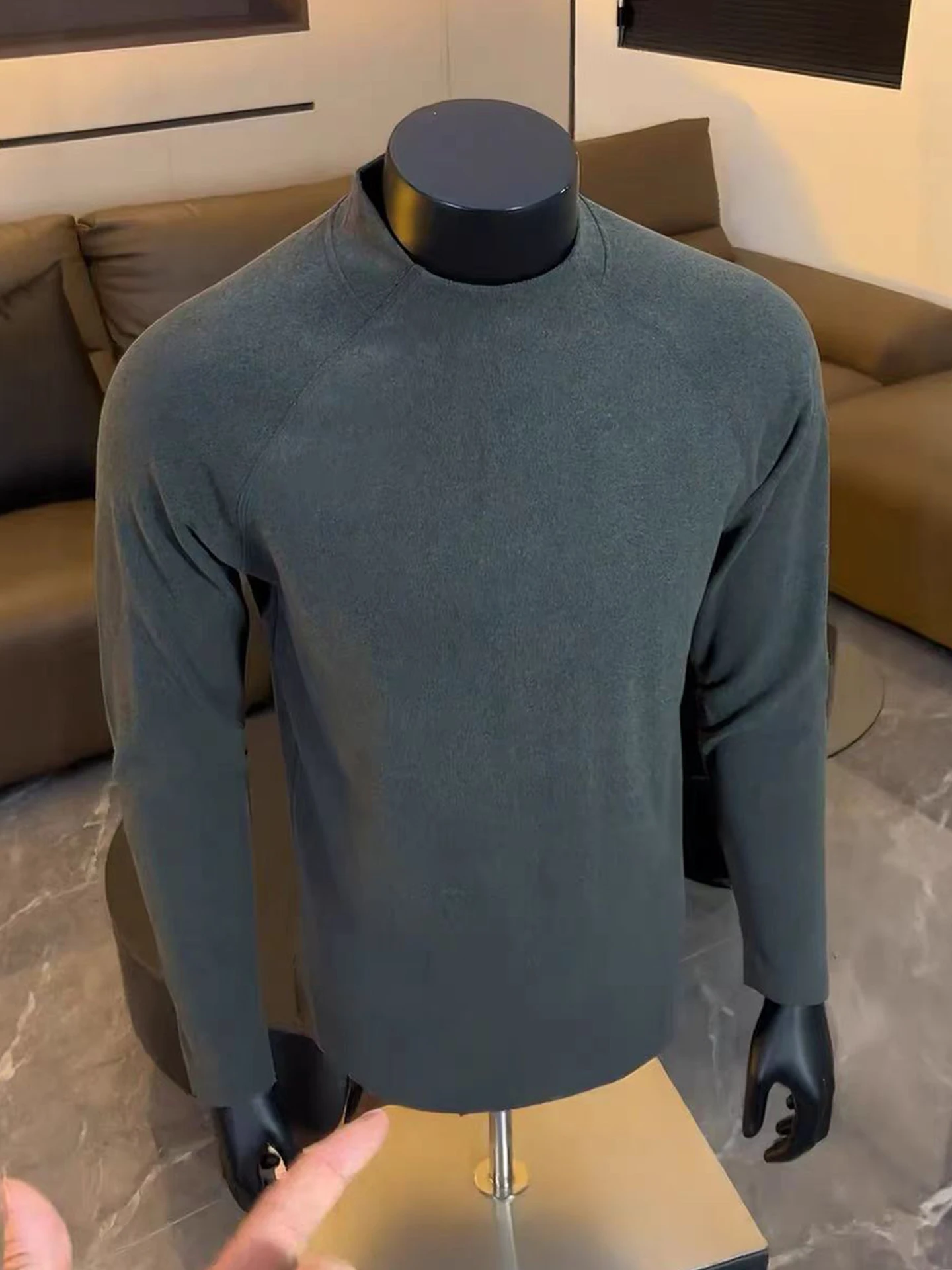 

Мужская термофутболка с длинным рукавом и круглым вырезом, базовый слой для фитнеса и спорта, комфортная внутренняя одежда Dervo