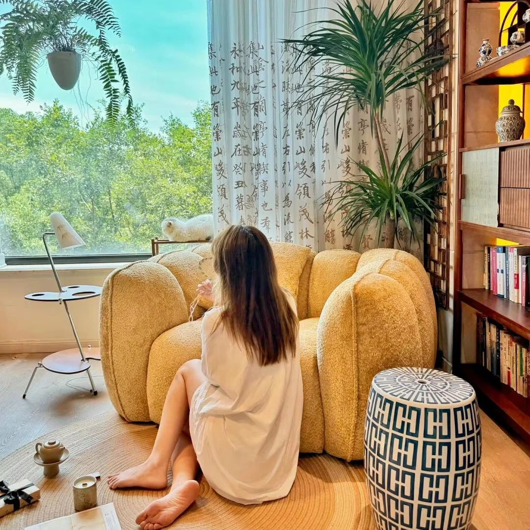 كسول اليقطين فراغ وحدات معبأة أريكة مضغوطة العظم الأريكة كرسي غرفة المعيشة #3