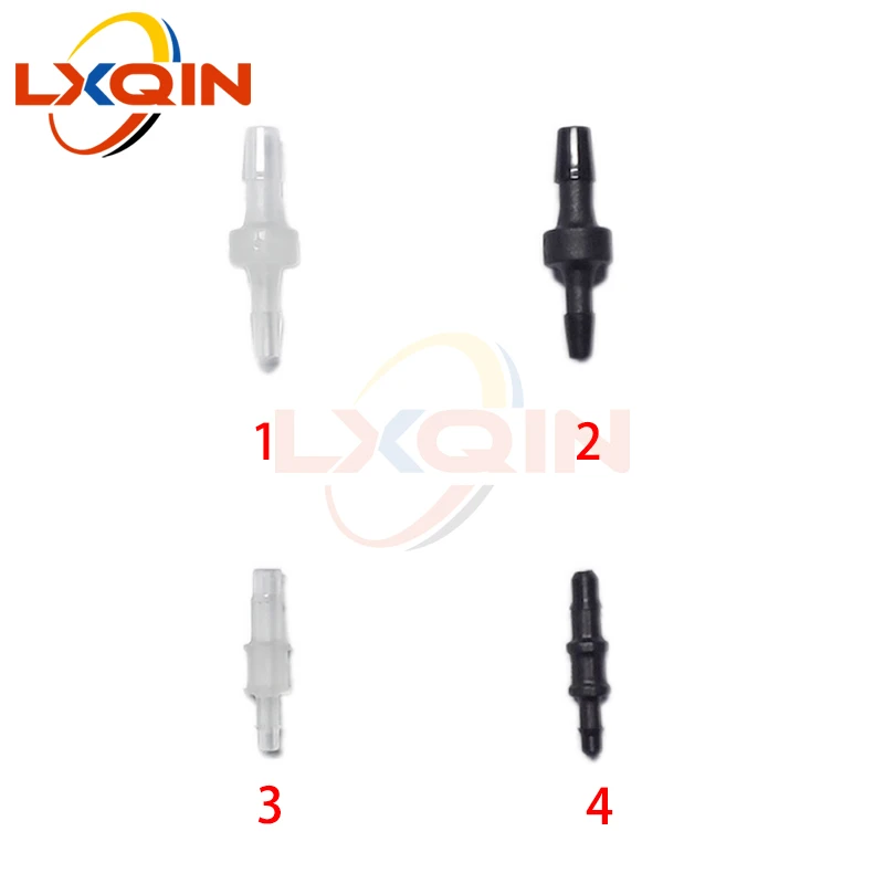 

LXQIN 20pcs one-way valve Ink Tube Connector Eco solvent/UV ink for Epson Mimaki Ailwen Xuli printer