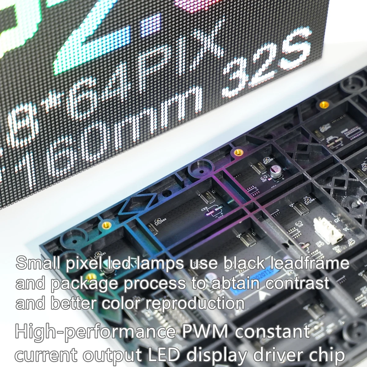 128x64 Matrix LED Zeichen RGB P 2,5 Led-modul Videowand Indoor Screen Volle Farbe Display