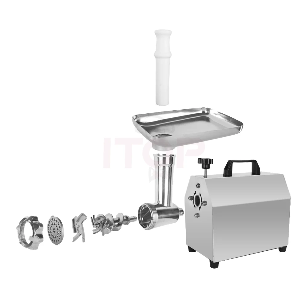 ITOP Hohe Qualität Elektrische Fleischwolf Haushalt Wurst Kleine Edelstahl Fleisch Mincers Heavy Duty Maschine 110V/220V