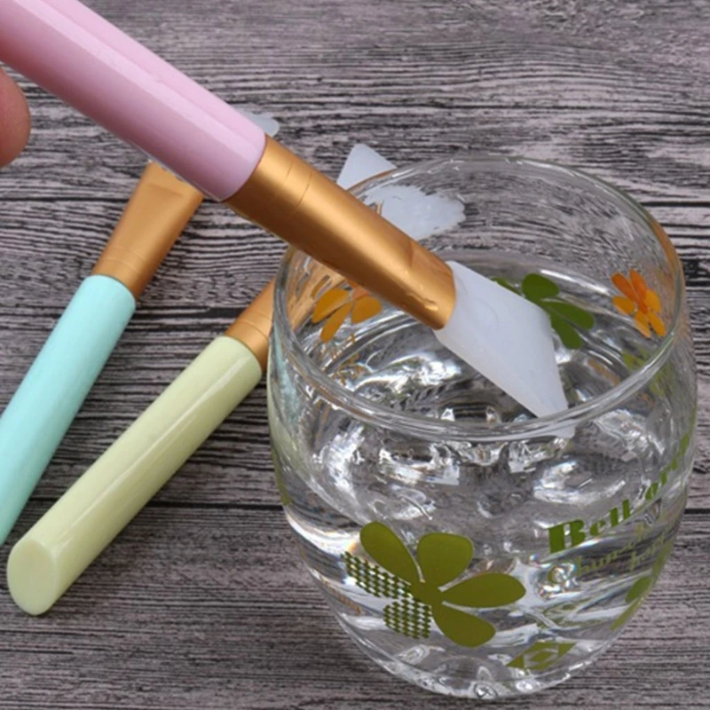 Mỹ phẩm Dụng Cụ Làm Đẹp Mặt Silicon Trang Điểm Mặt nạ Bùn Trộn Cọ Thìa Đũa Dropshipping