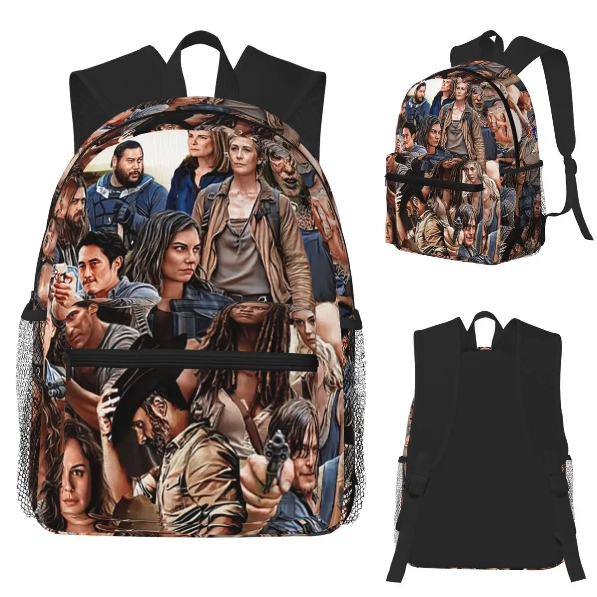 

Collage Of The Dead Student Backpack School Bag Hiking Travel Daypack for Boys Girls Fashion Bookbag Shoulder Bags
