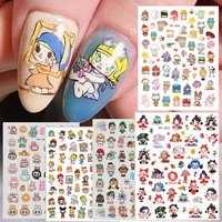 PP-005 crybaby dimo mezzo piano tomagotchi Manga NANA Anime 3d Nail Art Stickers Decal Slider Template Diy Nail Tool Decorations