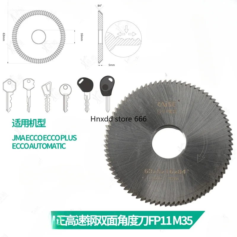 High Speed Steel Double Angle Cutter FP11-M35 Key Machine Double Angle Milling Cutter FOR JMA ECCO