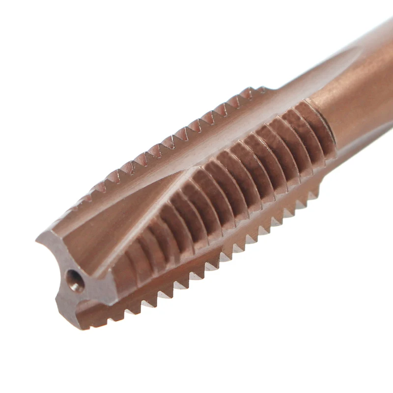 Kobalt-Schraubgewindebohrer, Bohrer HSS-Co M35, spitze Nut, metrisch, M2-M20, Maschinengewindebohrer, rechte Hand, für Edelstahl, Metall – Detail 7